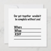 Vader en kind Evening Walk Kaart (Achterkant)