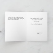 Vader en kind lopen in een park Vaderdag Kaart (Binnen)