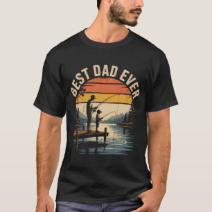 Vader En Kind Vissen Vintage T-shirt