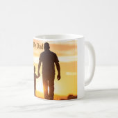 Vader en Kind Zonsondergang Mok – Vaderdag Cadeau (Voorkant rechts)