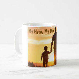 Vader en Kind Zonsondergang Mok – Vaderdag Cadeau