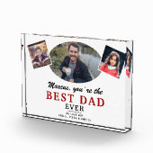 Vader en Kinder beste vader ooit Vaderdag Fotoblokken (Rechts)