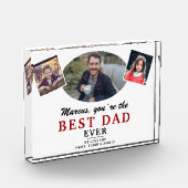Vader en Kinder beste vader ooit Vaderdag Fotoblokken (Links)