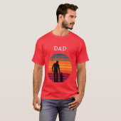 Vader en peuter vrienden t-shirt (Voorkant volledig)