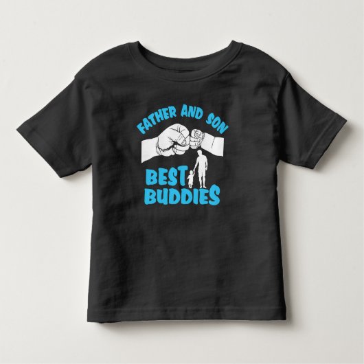Vader en Son Best Buddies Kinder Shirts (Voorkant)
