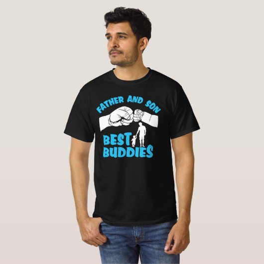 Vader en Son Best Buddies T-shirt (Voorkant volledig)
