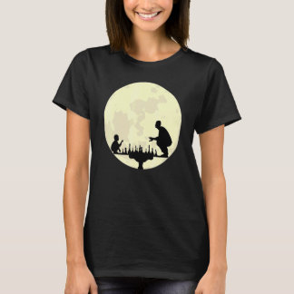 Vader- en Son Chess-speler T-shirt