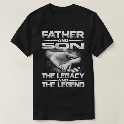 VADER EN SON Het Legend en het Legacy T-shirt (Design voorkant)