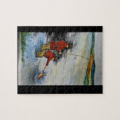 Vader- en zangvisreis puzzel legpuzzel (Horizontaal)