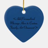 Vader- en Zonnekarakters Aangepaste siertekens Keramisch Ornament (Achterkant)