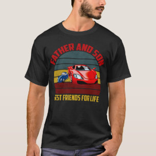 Vader en zoon beste vriend voor het leven t-shirt