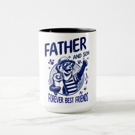 Vader en zoon beste vrienden mok (Midden)