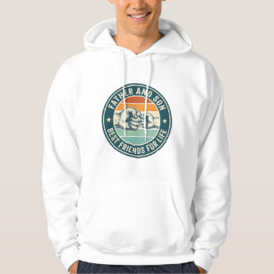 Vader en zoon beste vrienden vintage vuiststoot sh hoodie
