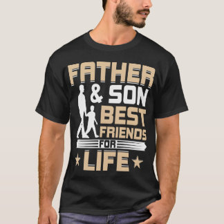 Vader en zoon beste vrienden voor het leven Mannen T-shirt