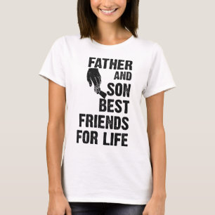 Vader en zoon beste vrienden voor het leven vaders t-shirt