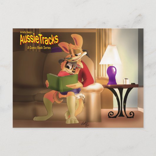 Vader en zoon Briefkaart (Voorkant)