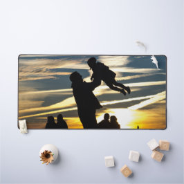 Vader en zoon bureaumat