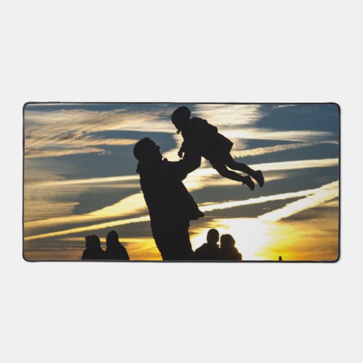 Vader en zoon bureaumat (Voorkant)