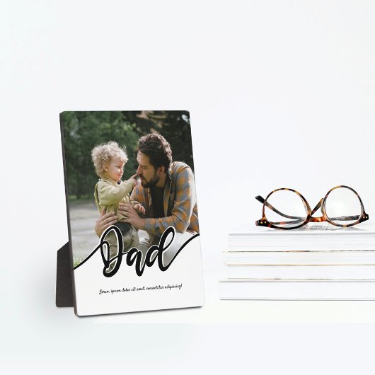 Vader en zoon cadeau | Fix Ration 5x7 Plaque Fotoplaat