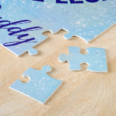 Vader en zoon De Legende en Legacy gepersonaliseer Legpuzzel (Zijkant)