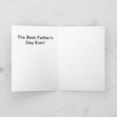 Vader en Zoon die bij het meer lopen Kaart (Binnen)