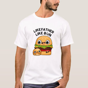 Vader en Zoon Evenbeeld Grappig Voedsel Grap T-shirt