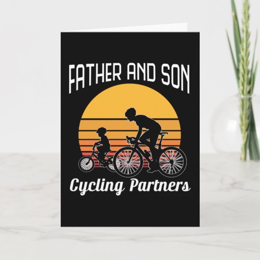 Vader En Zoon Fiets Partners Vaderdag 2022 Kaart (Voorkant)