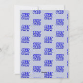  Vader en zoon Foto Vaderdag Feestdagenkaart (Achterkant)