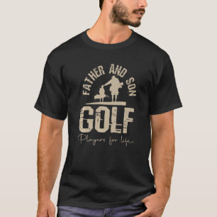 Vader en zoon Golf spelen een rol in het leven van T-shirt