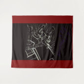 Vader en zoon grote wandtapijt wandkleed (Voorkant (horizontaal))