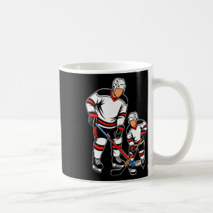 Vader En Zoon IJshockey Overeenkomende Vader Koffiemok