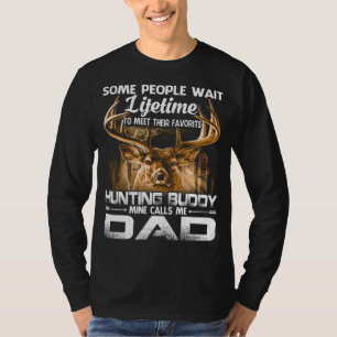 Vader en zoon jaagende Shirten Levensduur Pap's bo T-shirt