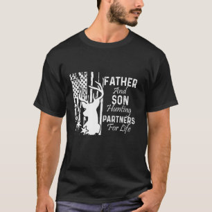Vader en Zoon Jacht Partners Voor Leven Herten Hun T-shirt