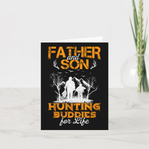 Vader en zoon jachtboeddies voor het leven voor D Kaart