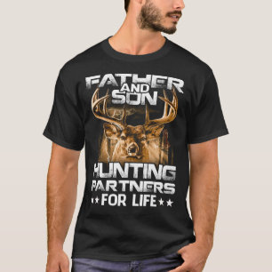 Vader en zoon jagen partners voor het leven T-shir T-shirt