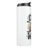 Vader en zoon met melkluiaard Grafisch Ontwerp-01 Thermosbeker (Gedraaid links)