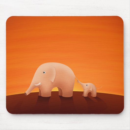 Vader en zoon muismat (Voorkant)