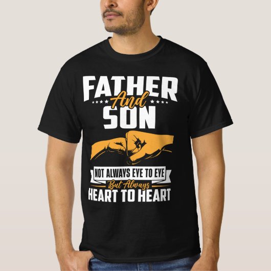 Vader en zoon - onbreekbare band t-shirt (Voorkant)