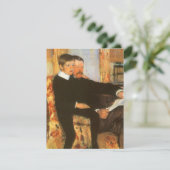  vader en zoon portret van Mary Cassatt (Staand voorkant)