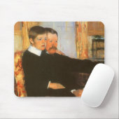  vader en zoon portret van Mary Cassatt Muismat (Met muis)