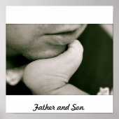 Vader en zoon poster (Voorkant)