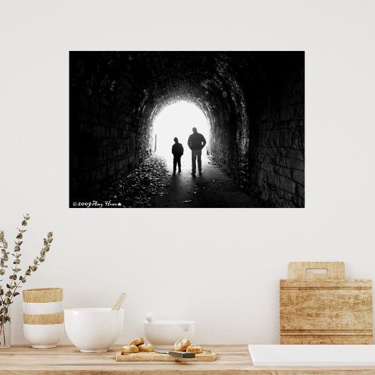 Vader en zoon poster (Keuken)