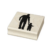 Vader en zoon rubberstempel (Stempel)