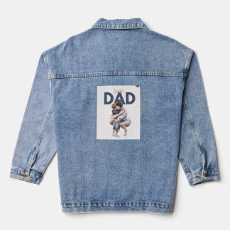 VADER EN ZOON SPECIAAL ONTWERP INDANIM JAS DENIM JACKET