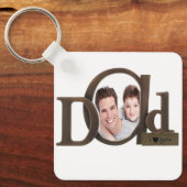 Vader en zoon - vader en zoon Foto Lijst Sleutelhanger (Voorkant)