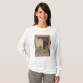 Vader en zoon van de kunstenaar op de deur t-shirt (Voorkant volledig)