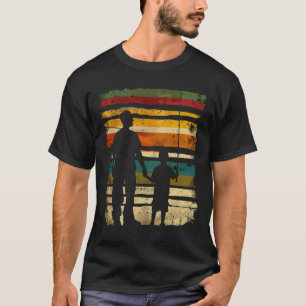 Vader en zoon vissen t-shirt