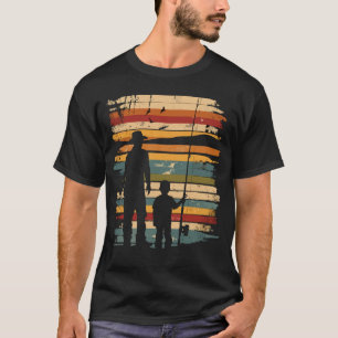 Vader en zoon vissen t-shirt