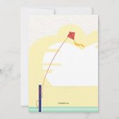 Vader en zoon Vist Vaderdag Kaart (Achterkant)