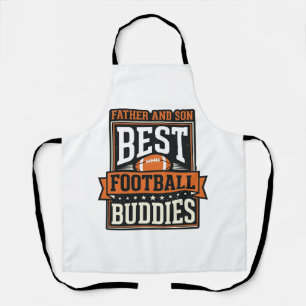 Vader en Zoon Voetbal Buddies Vintage T-shirt Desi Schort